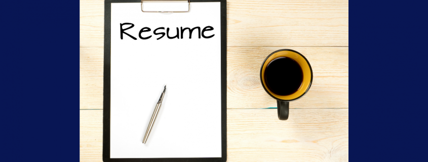 how to write resume