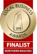 Northern Beaches Local Business Award Finalist 2019 Northern Beaches Local Business Award Finalist 2019