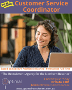 Customer Service Coordinator Customer Service Coordinator