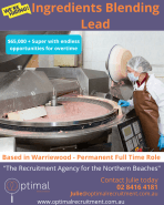 Ingredients Blending Lead Ingredients Blending Lead